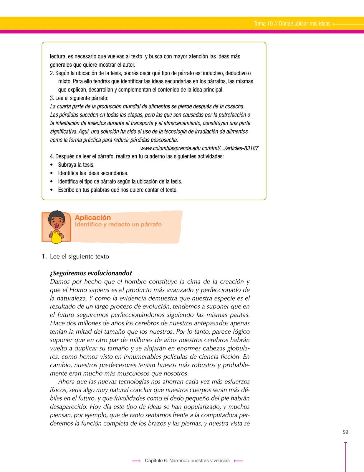 Página 99 de Lenguaje 8° · Secundaria Activa