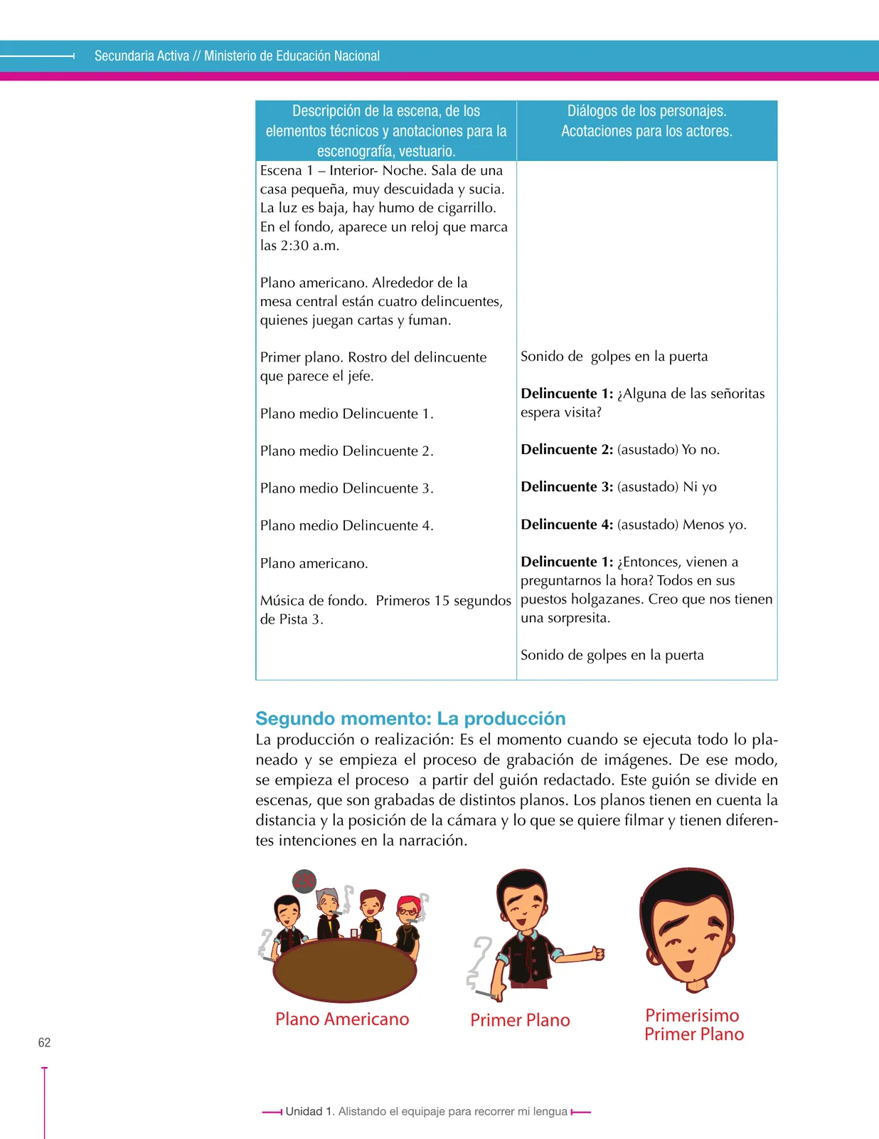 Miniatura página 62 de Lenguaje 7° · Secundaria Activa