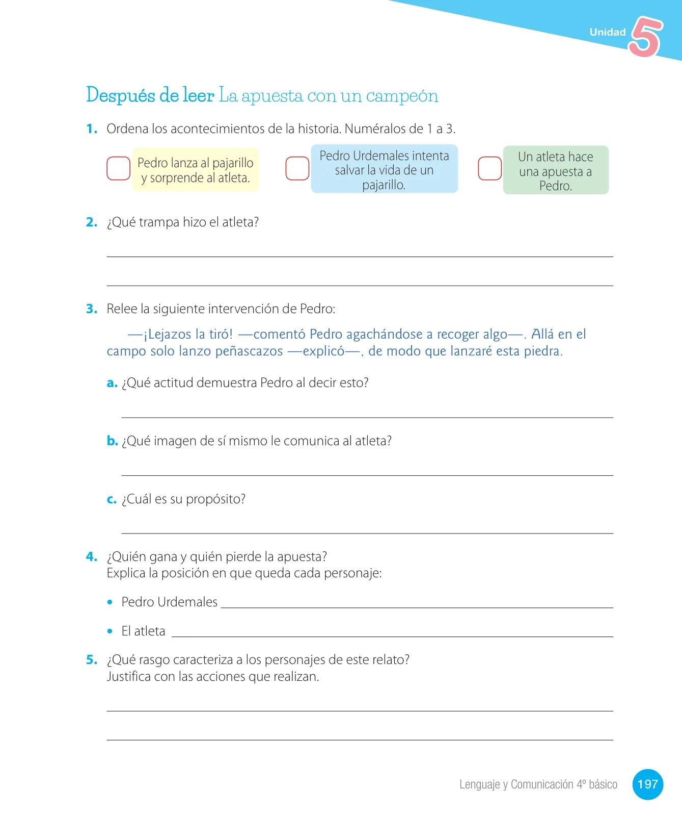 Miniatura página 199 de Lenguaje y Comunicación – Cuarto Básico | Texto del Estudiante MINEDUC – Descargar PDF · 2024