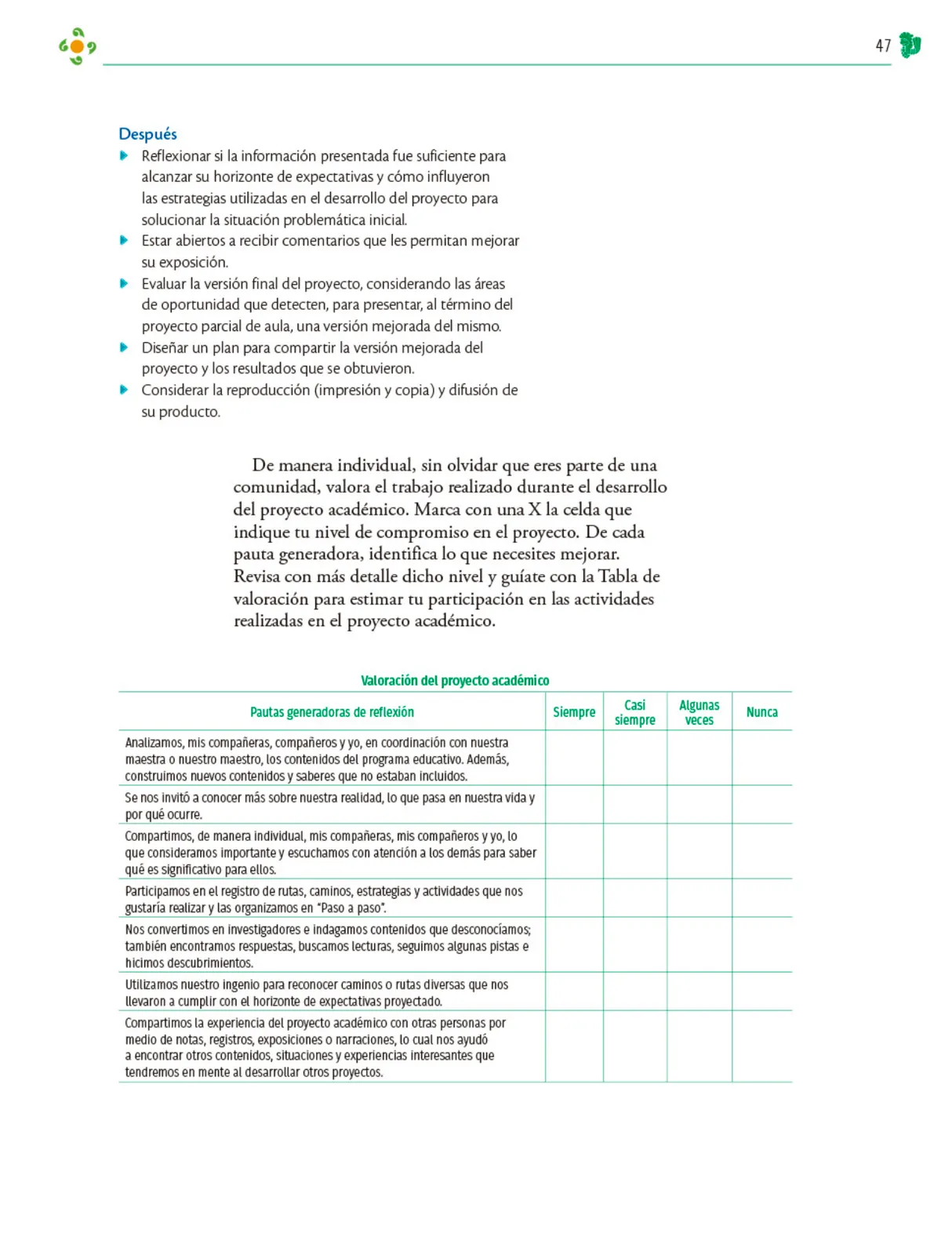 Miniatura página 48 de Colección Nanahuatzin. Nuestro libro de Proyectos.  Tomo II.  Libro de Educación Telesecundaria Grado 3°  Ciclo Escolar 2025 - 2026