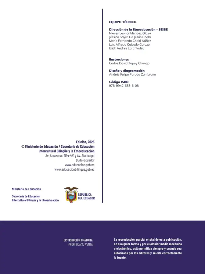 Página 4 de Etnoeducacion 9° · Egb 9 Etnoeducacion 2025 · 2025