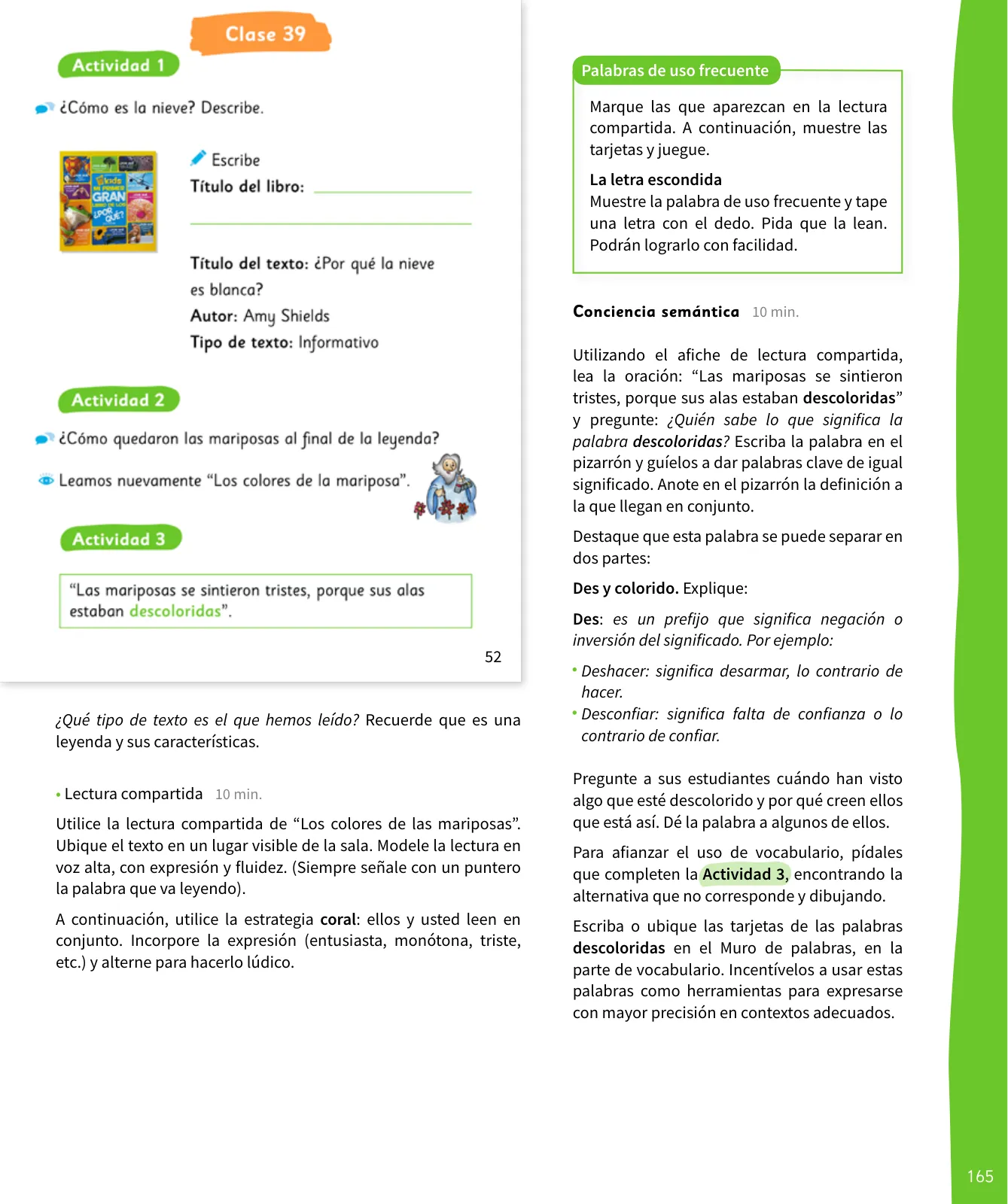 Página 166 de Lenguaje y Comunicación – Segundo Básico – Texto del Estudiante MINEDUC – Descargar PDF · 2024