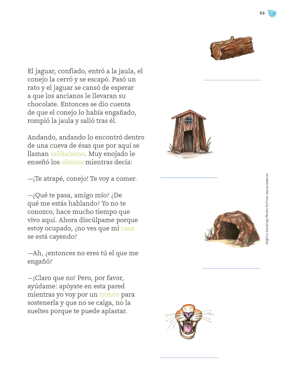 Miniatura página 54 de Múltiples lenguajes. Trazos y palabras.   Libro de Educación Primaria Grado 2°  Ciclo Escolar 2025 - 2026