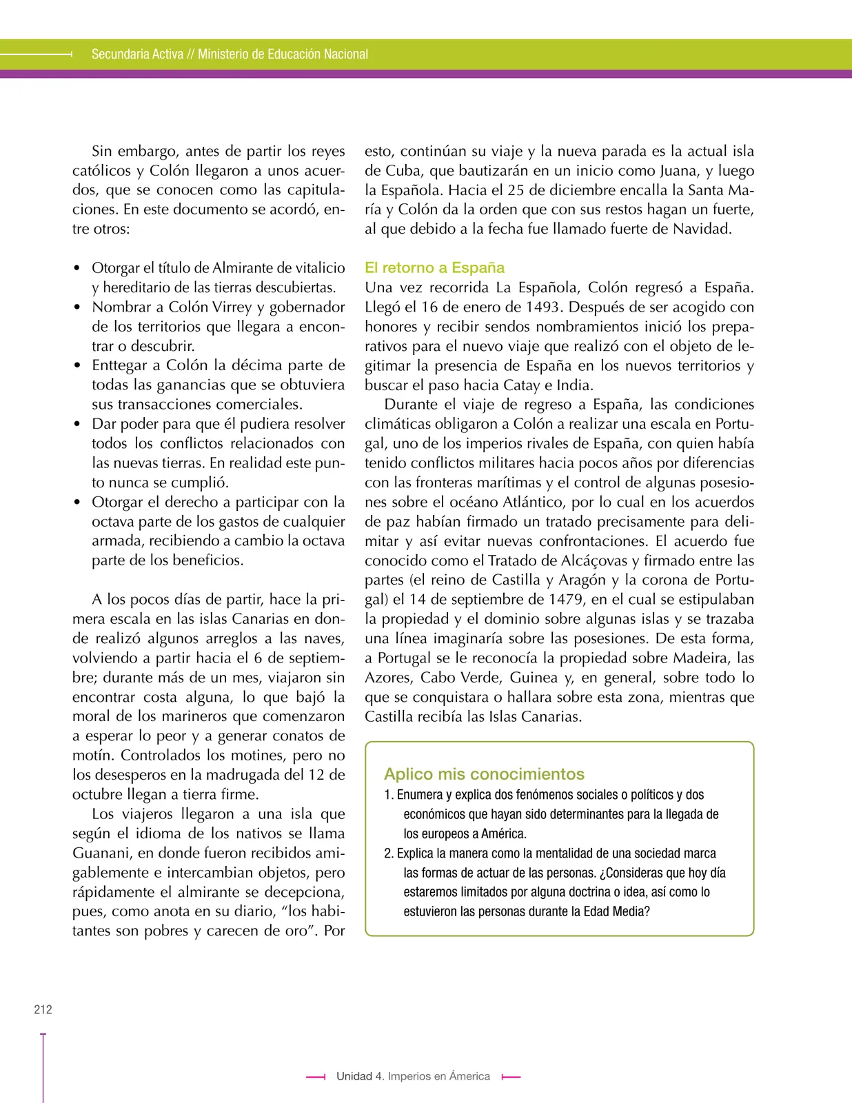Página 212 de Ciencias Sociales 7° · Secundaria Activa