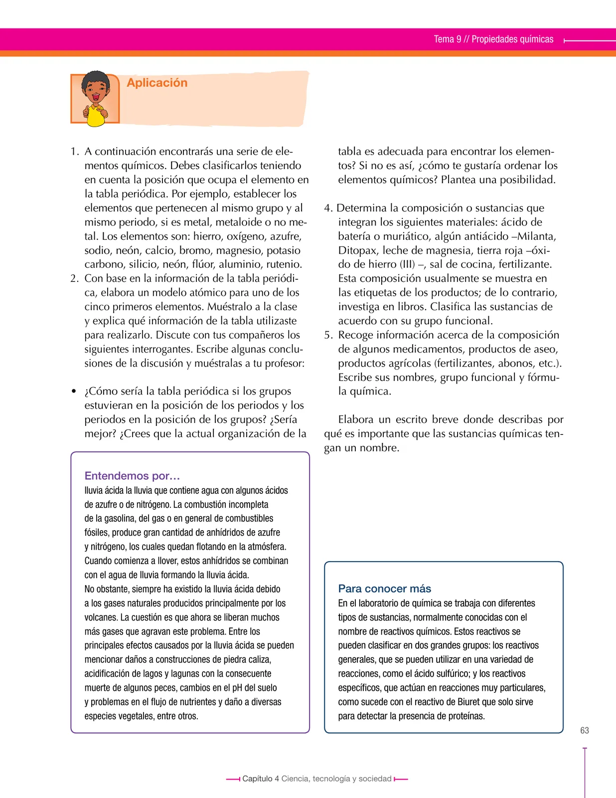 Página 63 de Ciencias Naturales 8° · Secundaria Activa