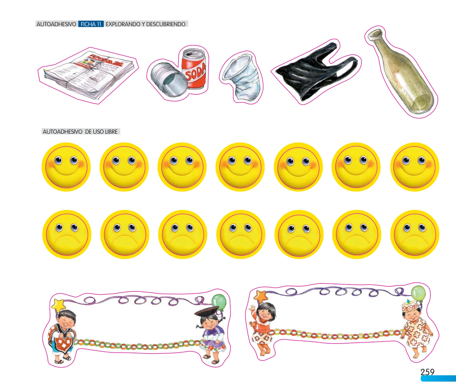 Página 261 de Aprendemos jugando : cuaderno de trabajo para niños y niñas de 4 años · 2017