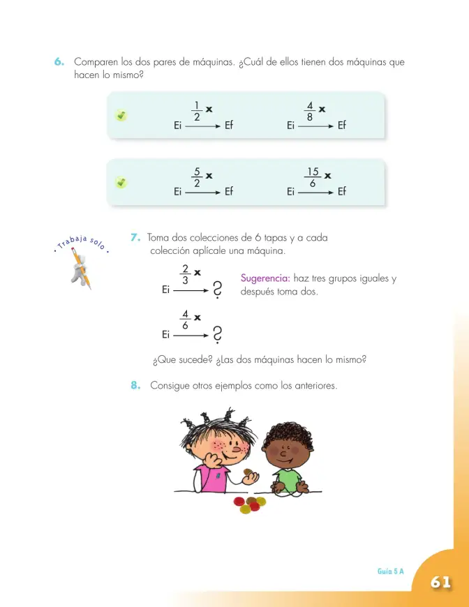 Página 61 de Matematica 5° · Cartilla 01