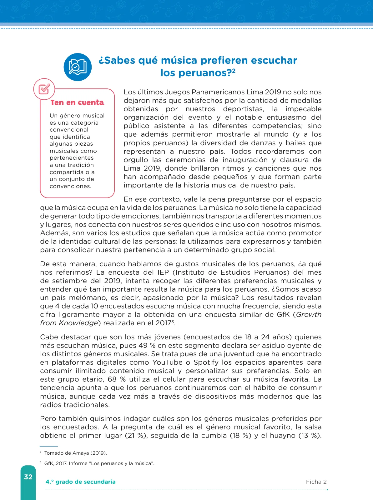 Miniatura página 34 de Fichas de aprendizaje de Comunicación 4 · 2024