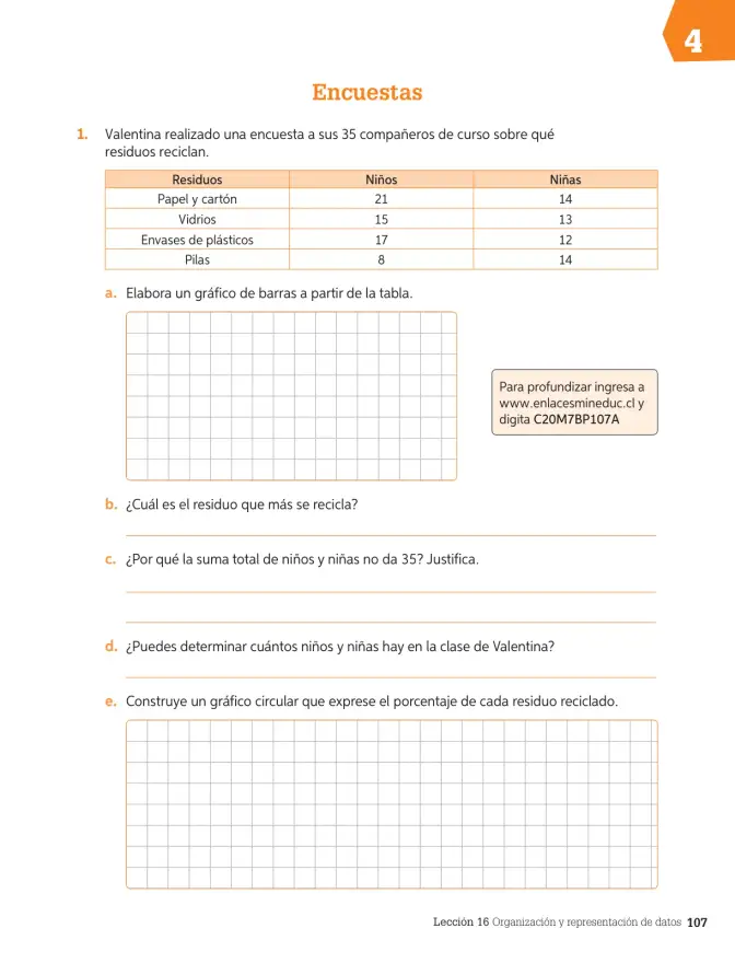 Página 108 de Matemática – Séptimo Básico | Texto del Estudiante MINEDUC – Descargar PDF · 2024