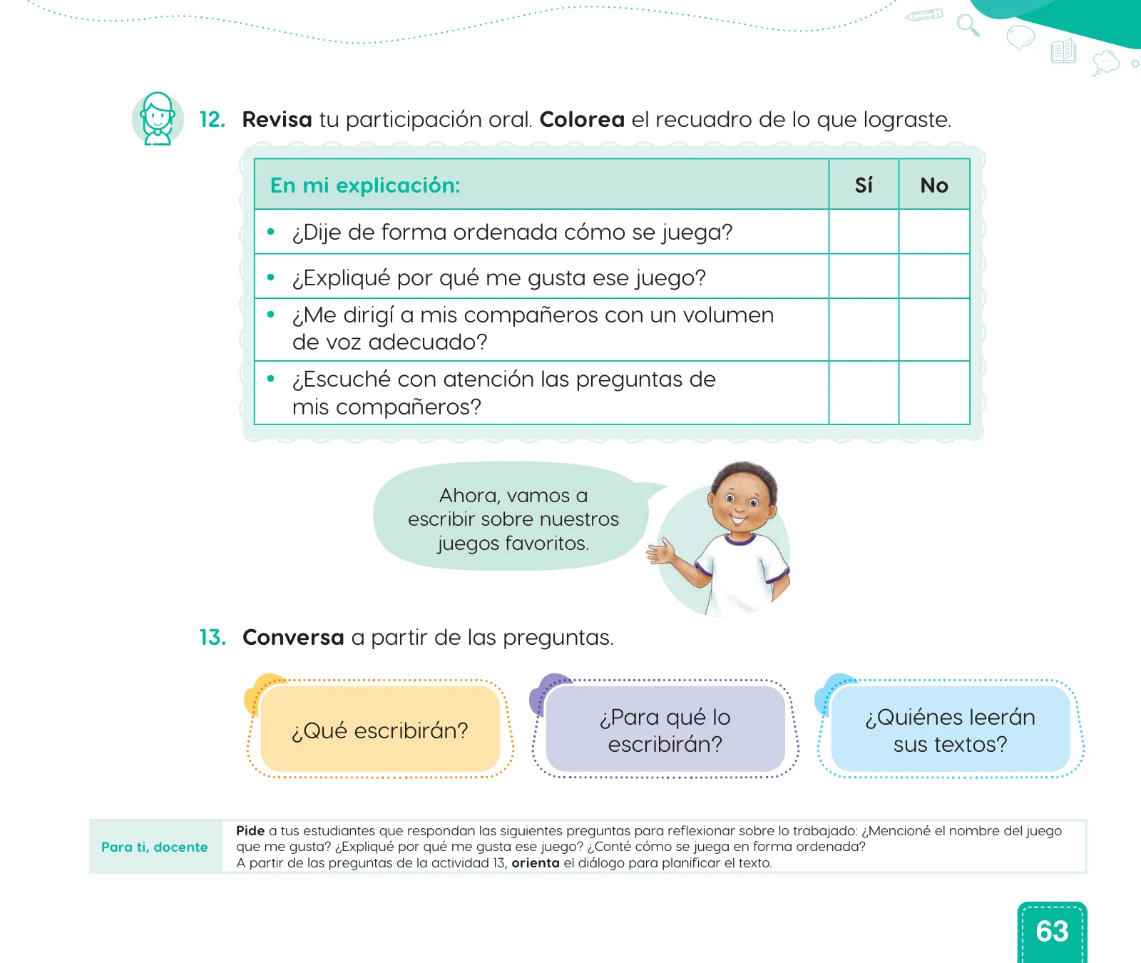 Página 65 de Cuadernillo de Comunicación 1. Primer grado de Primaria · 2024