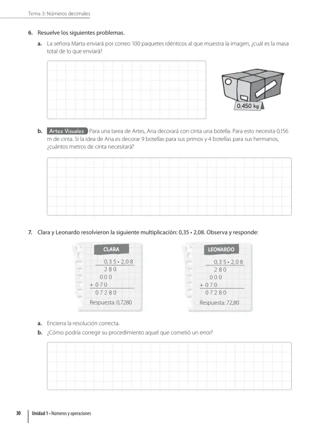 Página 32 de Matemática – Sexto Básico | Texto del Estudiante MINEDUC – Descargar PDF · 2024