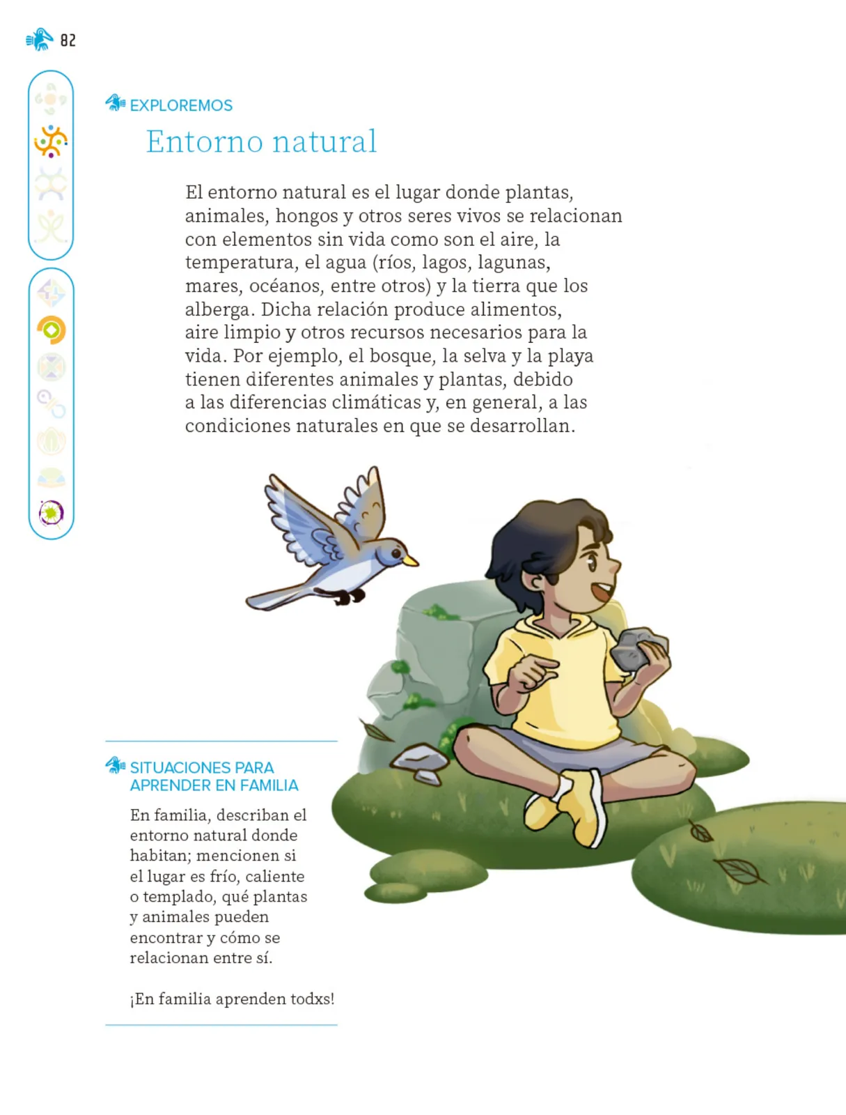 Página 83 de Nuestros saberes: Libro para alumnos, maestros y familia. Libro de Educación Primaria Grado 1° Ciclo Escolar 2025 - 2026