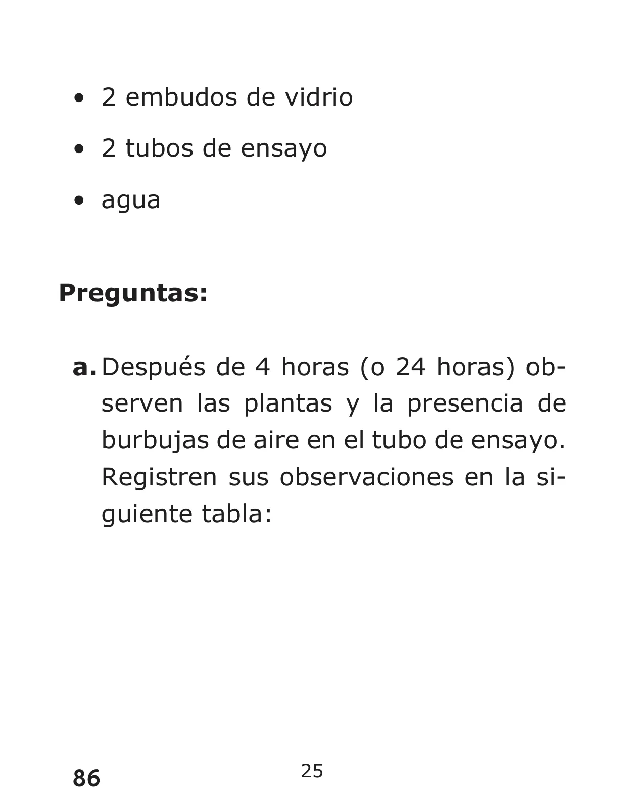 Página 86 de Libro de Ciencias Naturales – Quinto Básico | Texto del Estudiante MINEDUC – Descargar PDF · 2024