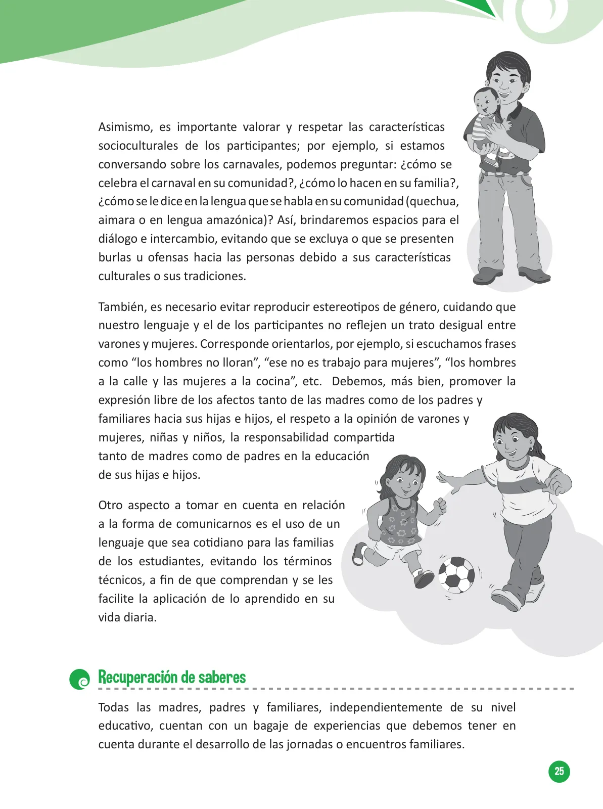 Miniatura página 27 de Guía para el trabajo docente con las familias del ciclo V de Primaria · 2016