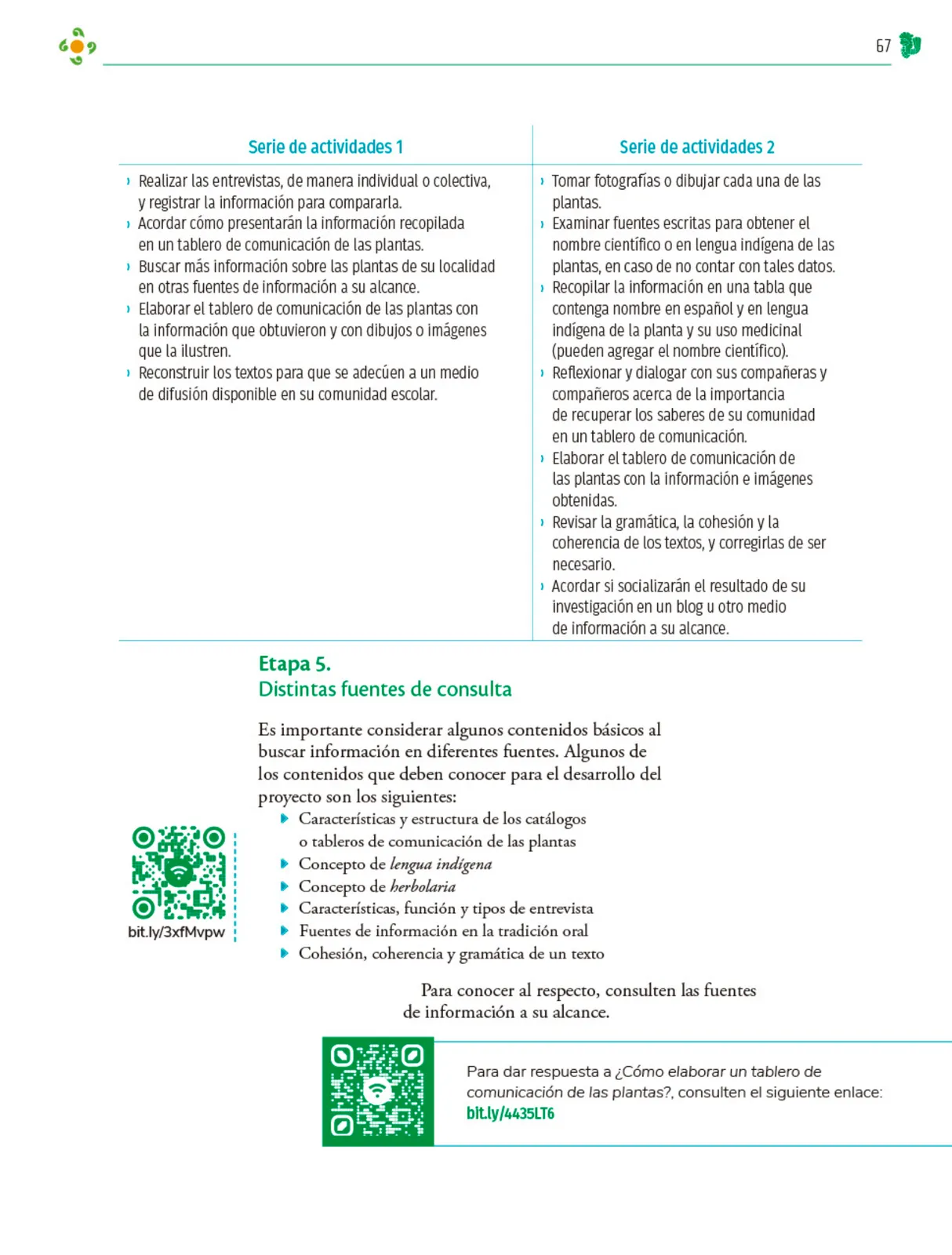 Página 68 de Colección Sk´asolil. Nuestro libro de Proyectos. Tomo III. Libro de Educación Telesecundaria Grado 2° Ciclo Escolar 2025 - 2026