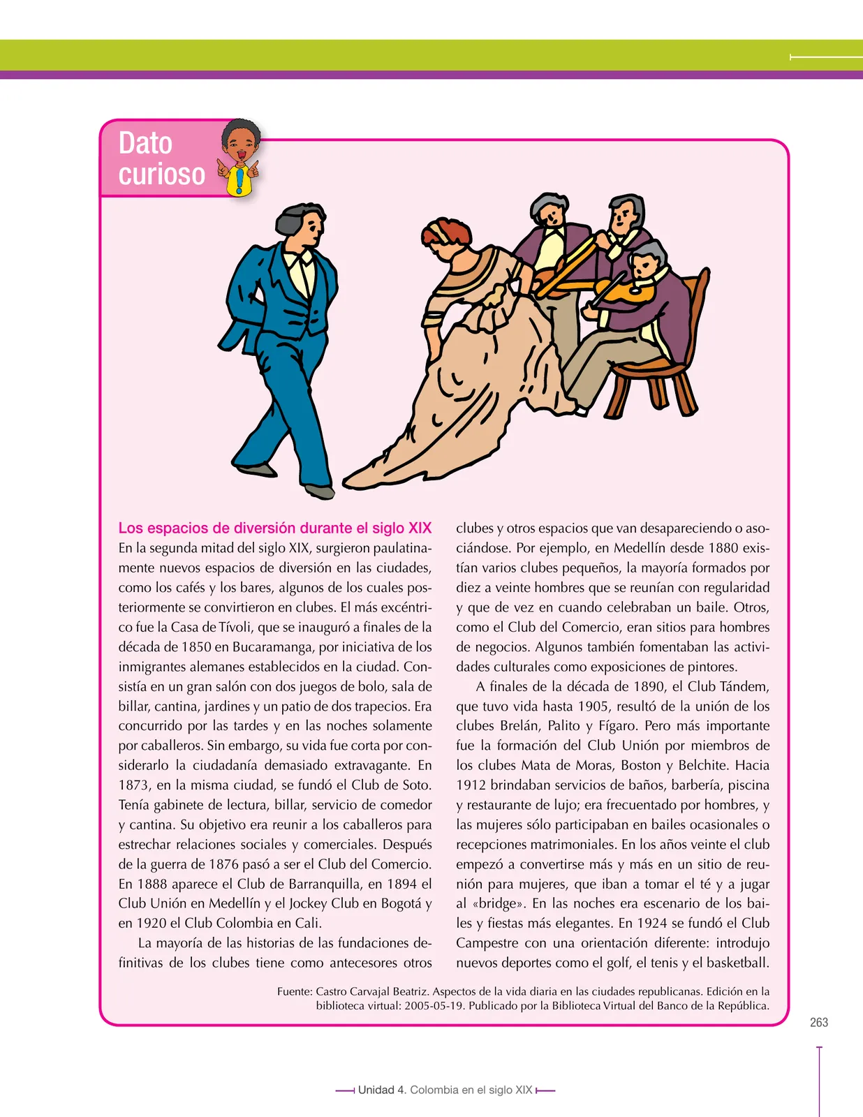 Página 263 de Ciencias Sociales 8° · Secundaria Activa
