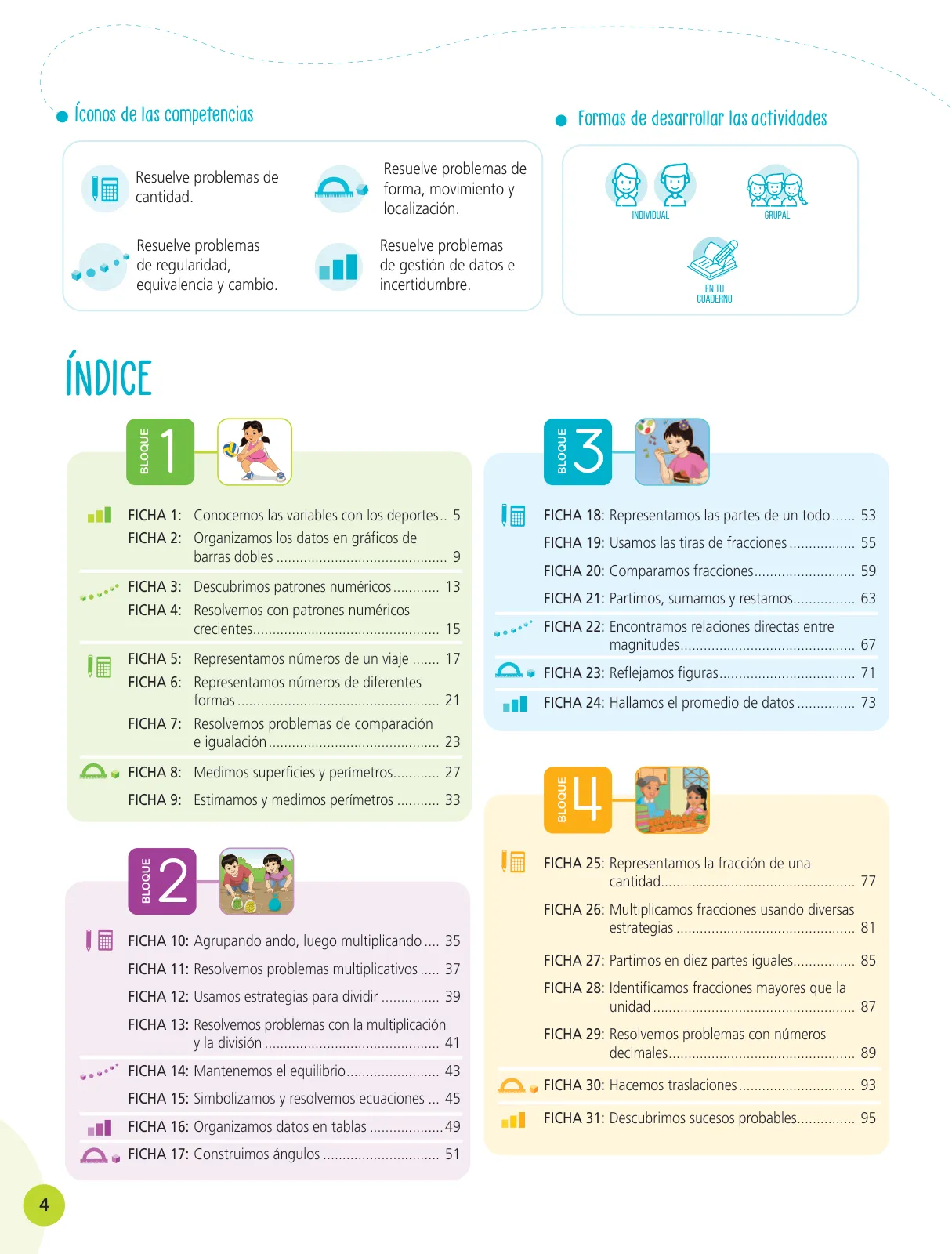 Página 6 de Cuadernillo de Matemática 5, quinto grado de Primaria · 2023