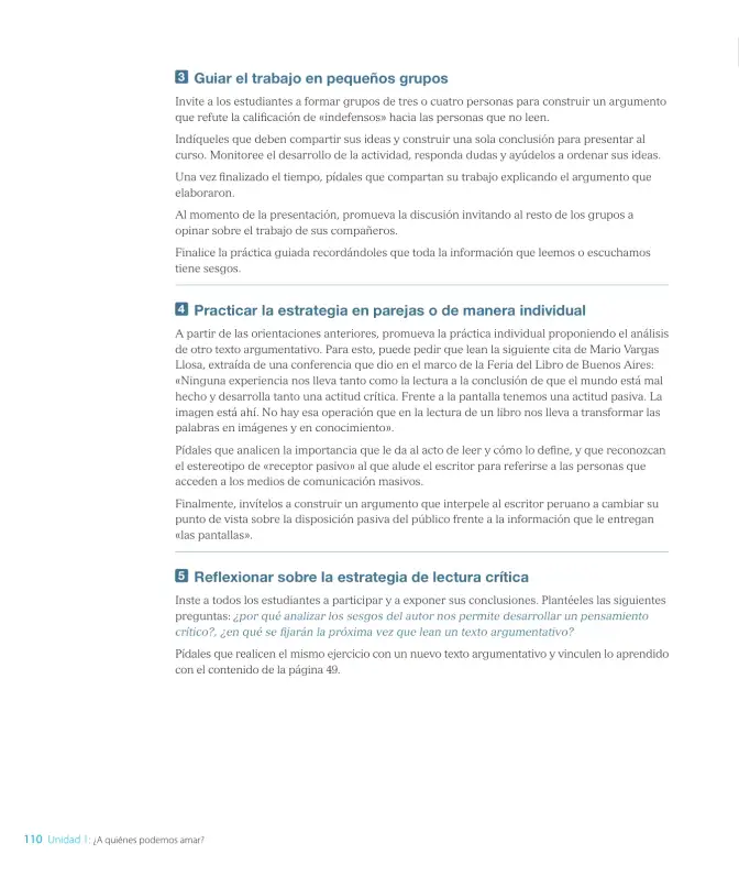 Página 112 de Lengua y Literatura – Octavo Básico | Texto del Estudiante MINEDUC – Descargar PDF · 2024