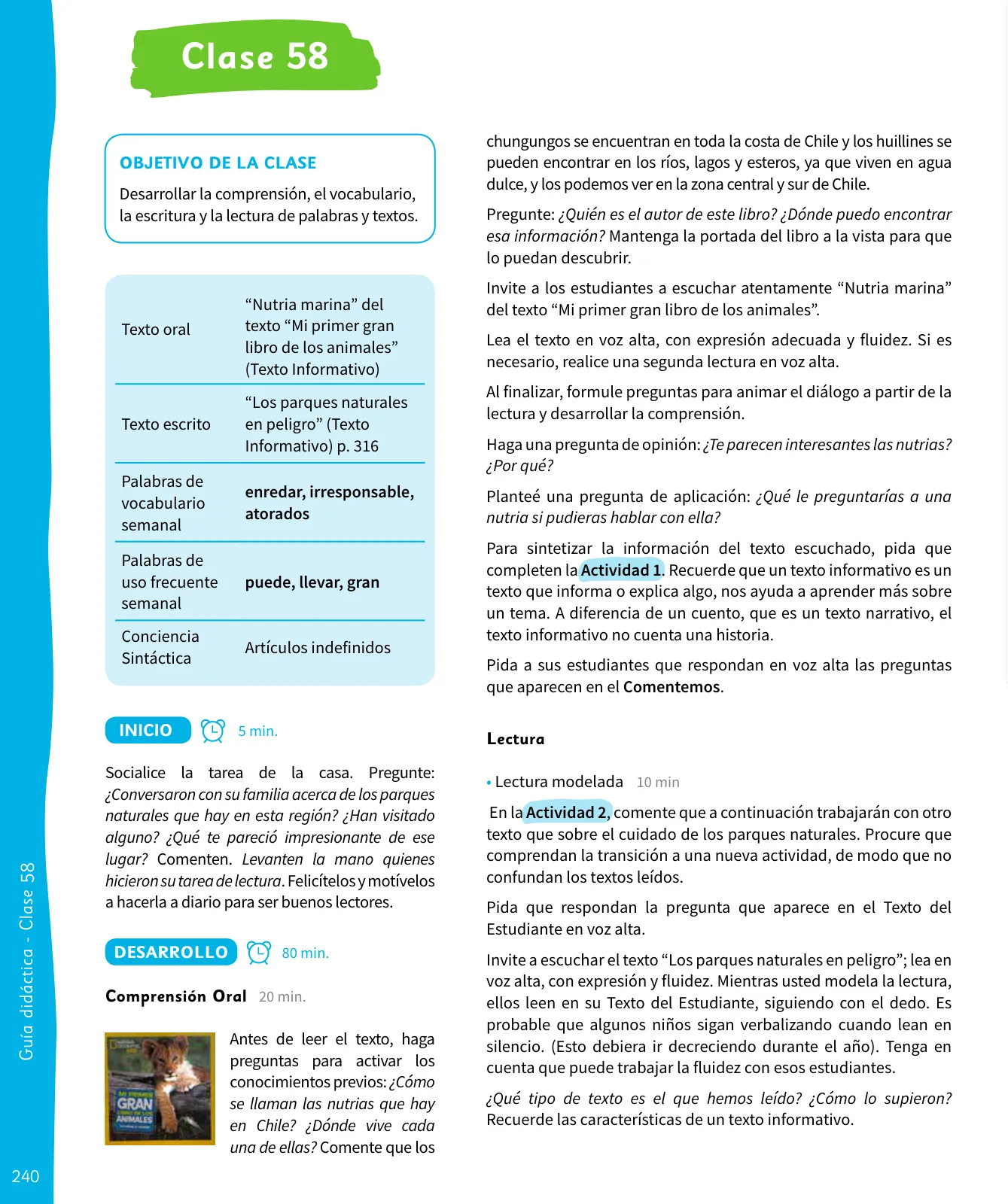 Miniatura página 241 de Lenguaje y Comunicación – Segundo Básico – Texto del Estudiante MINEDUC – Descargar PDF · 2024