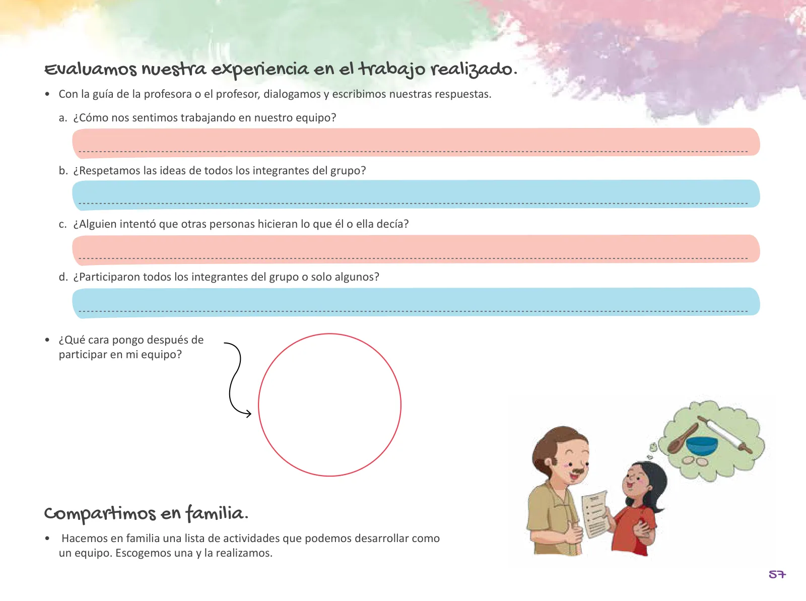 Miniatura página 59 de Cuadernillo de Tutoría 4 : cuarto grado de Educación Primaria · 2021