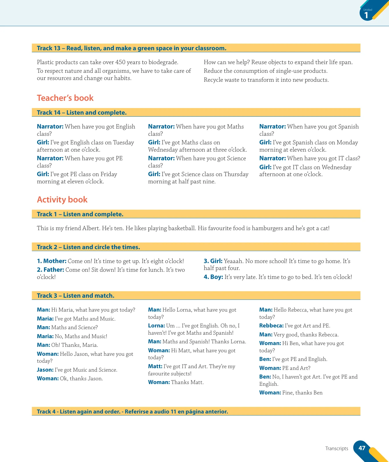 Miniatura página 49 de Inglés – Cuarto Básico | Texto del Estudiante MINEDUC – Descargar PDF · 2024