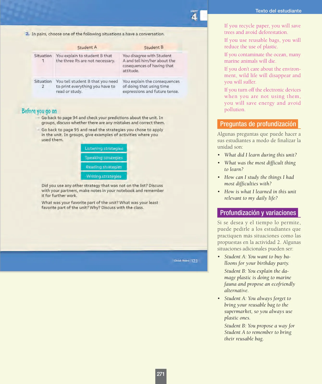 Miniatura página 112 de Inglés – Octavo Básico | Student’s Book MINEDUC – Descargar PDF · 2024