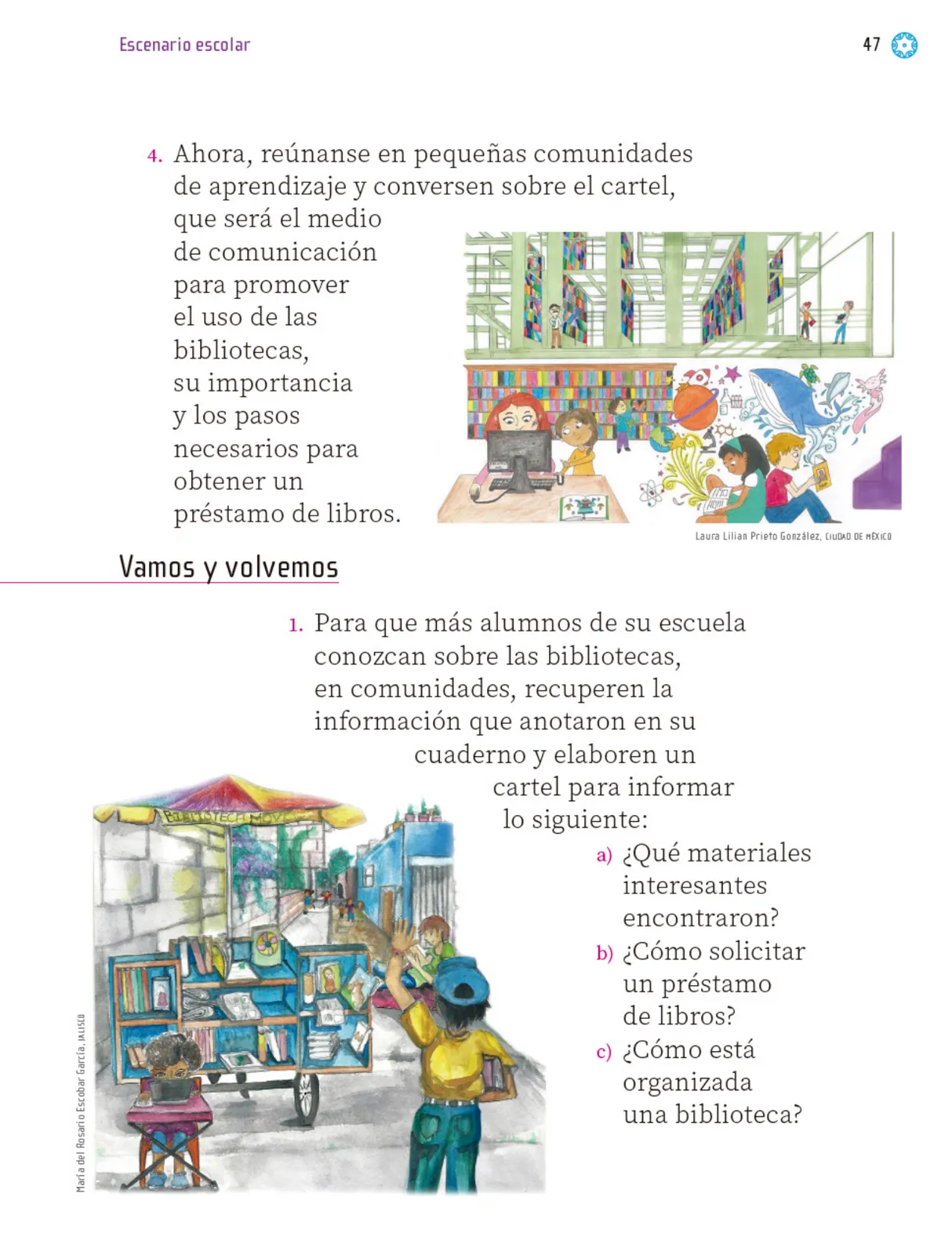 Página 48 de Proyectos Escolares. Libro de Educación Primaria Grado 1° Ciclo Escolar 2025 - 2026