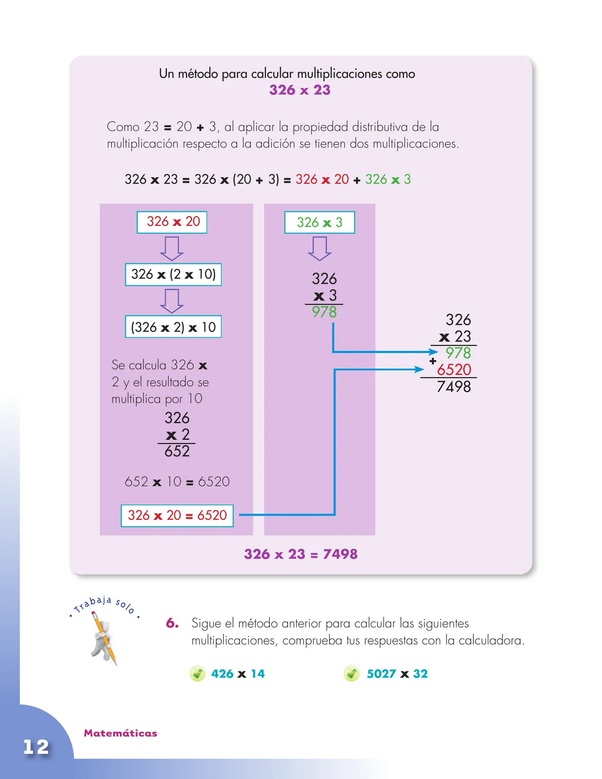 Miniatura página 12 de Matematica 5° · Cartilla 02