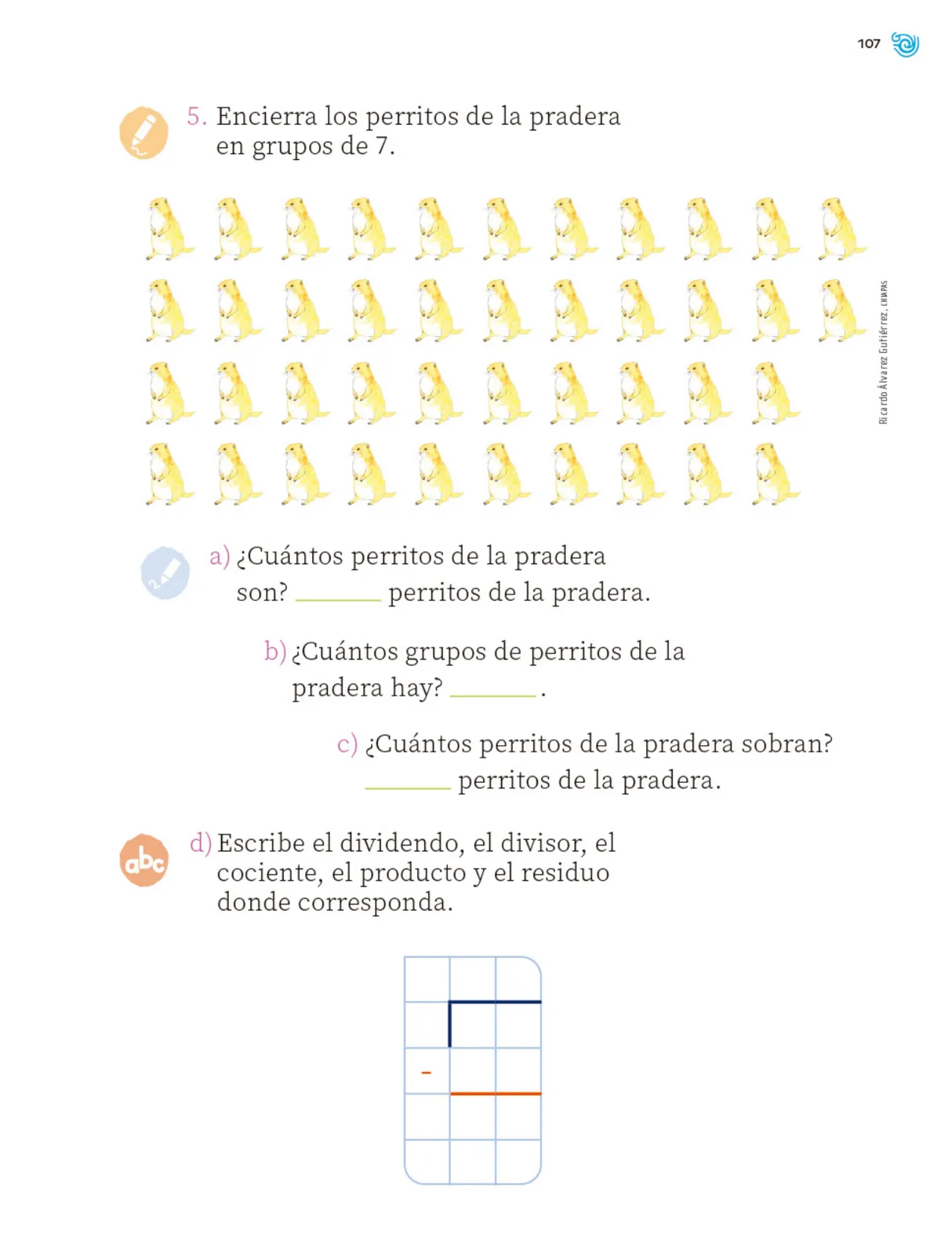 Miniatura página 108 de Múltiples lenguajes. Trazos y números.   Libro de Educación Primaria Grado 2°  Ciclo Escolar 2025 - 2026