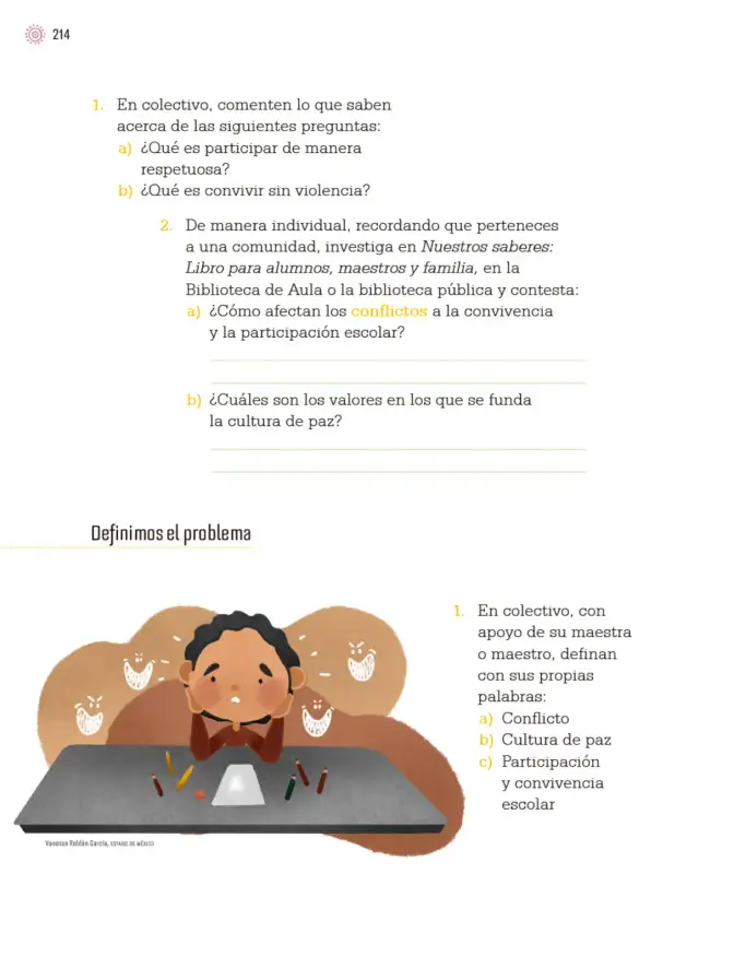 Página 217 de Proyectos de Aula. Libro de Educación Primaria Grado 3° Ciclo Escolar 2025 - 2026