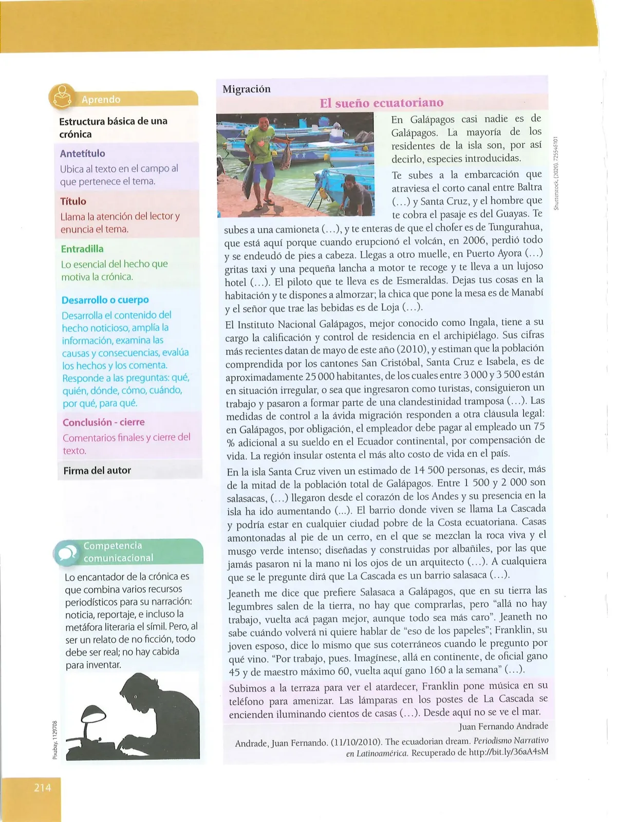 Miniatura página 214 de Lengua Y Literatura · 10 EGB · 2025