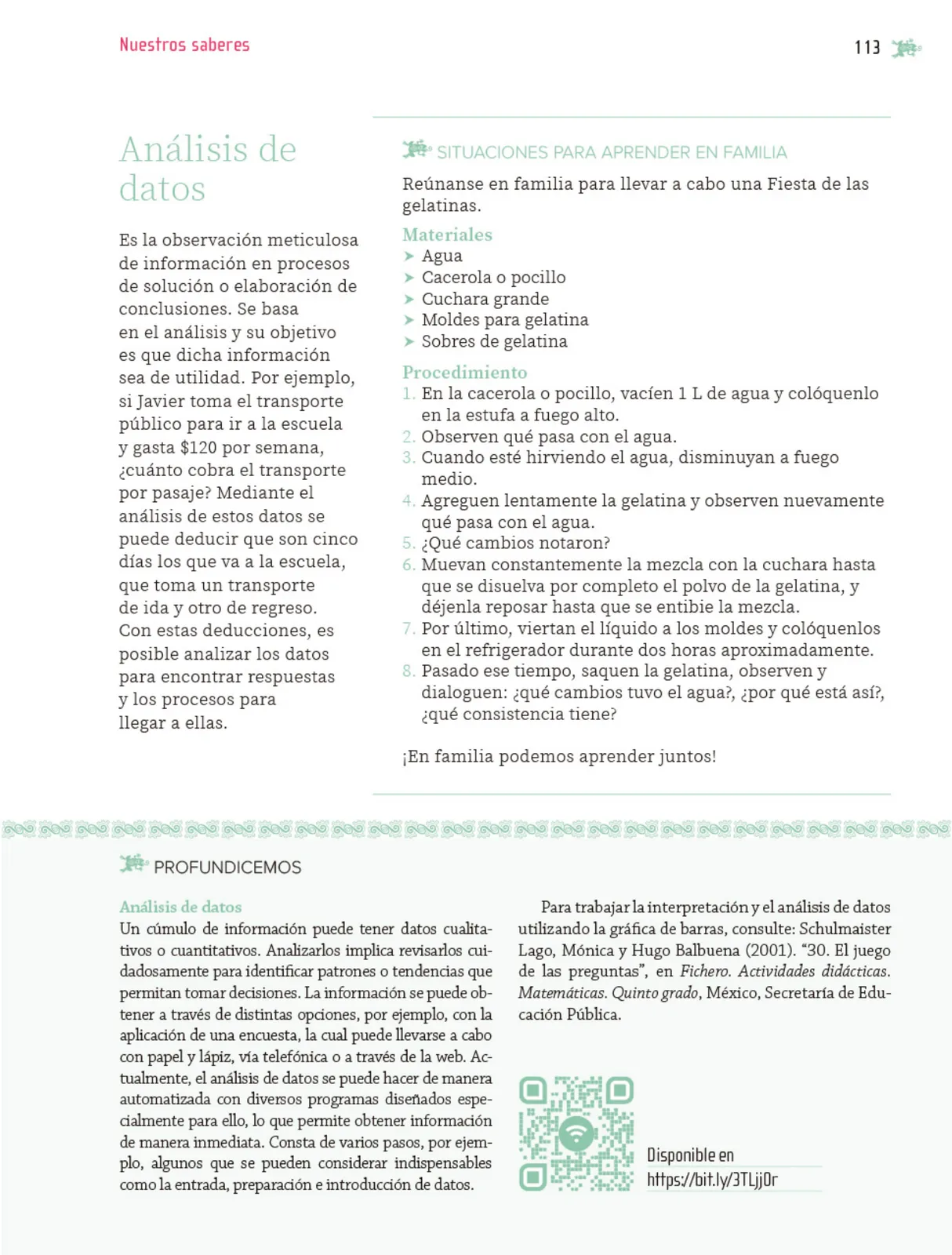 Miniatura página 114 de Nuestros saberes: Libro para alumnos, maestros y familia.   Libro de Educación Primaria Grado 5°  Ciclo Escolar 2025 - 2026