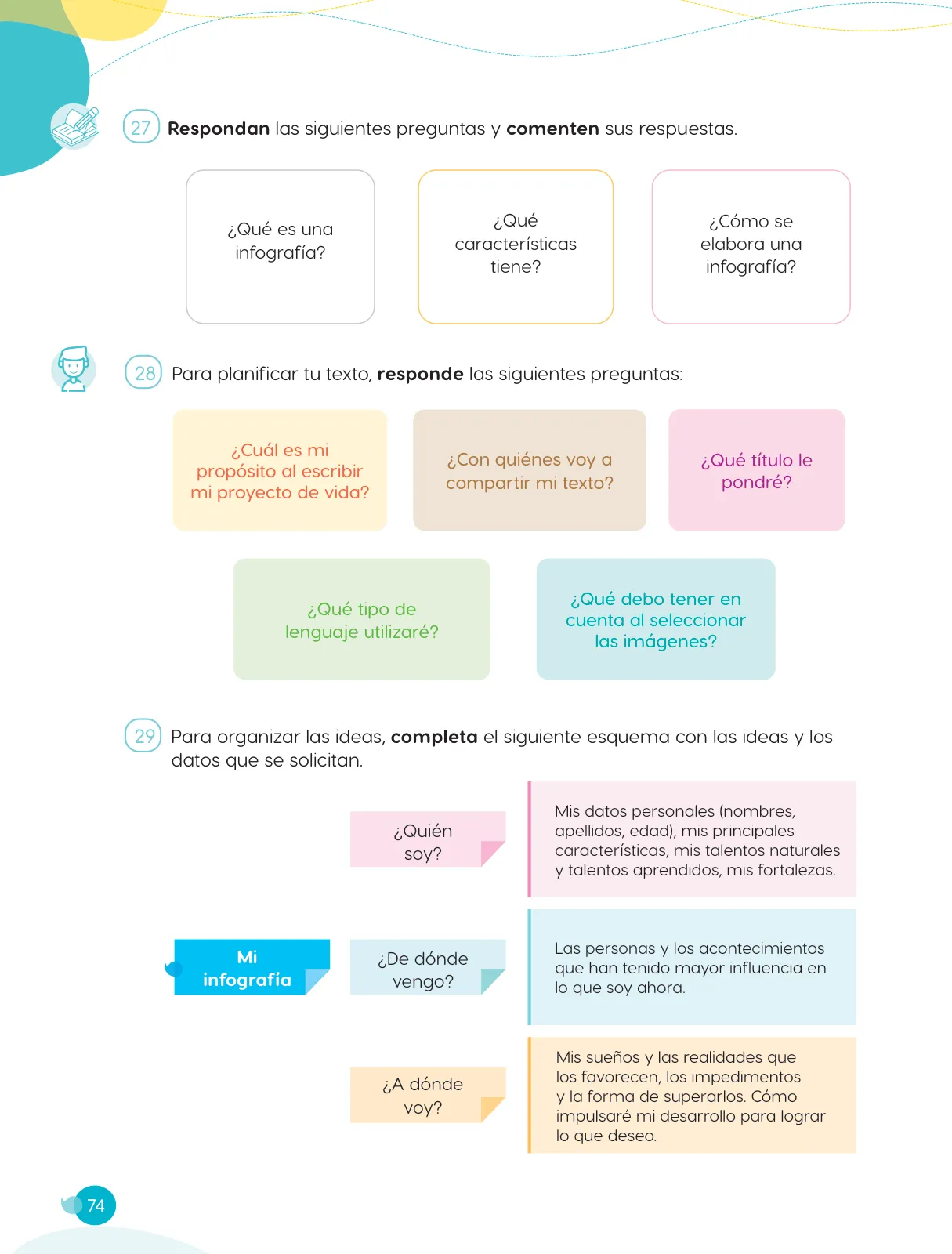 Página 76 de Cuadernillo de Comunicación 6, sexto grado de Primaria · 2023