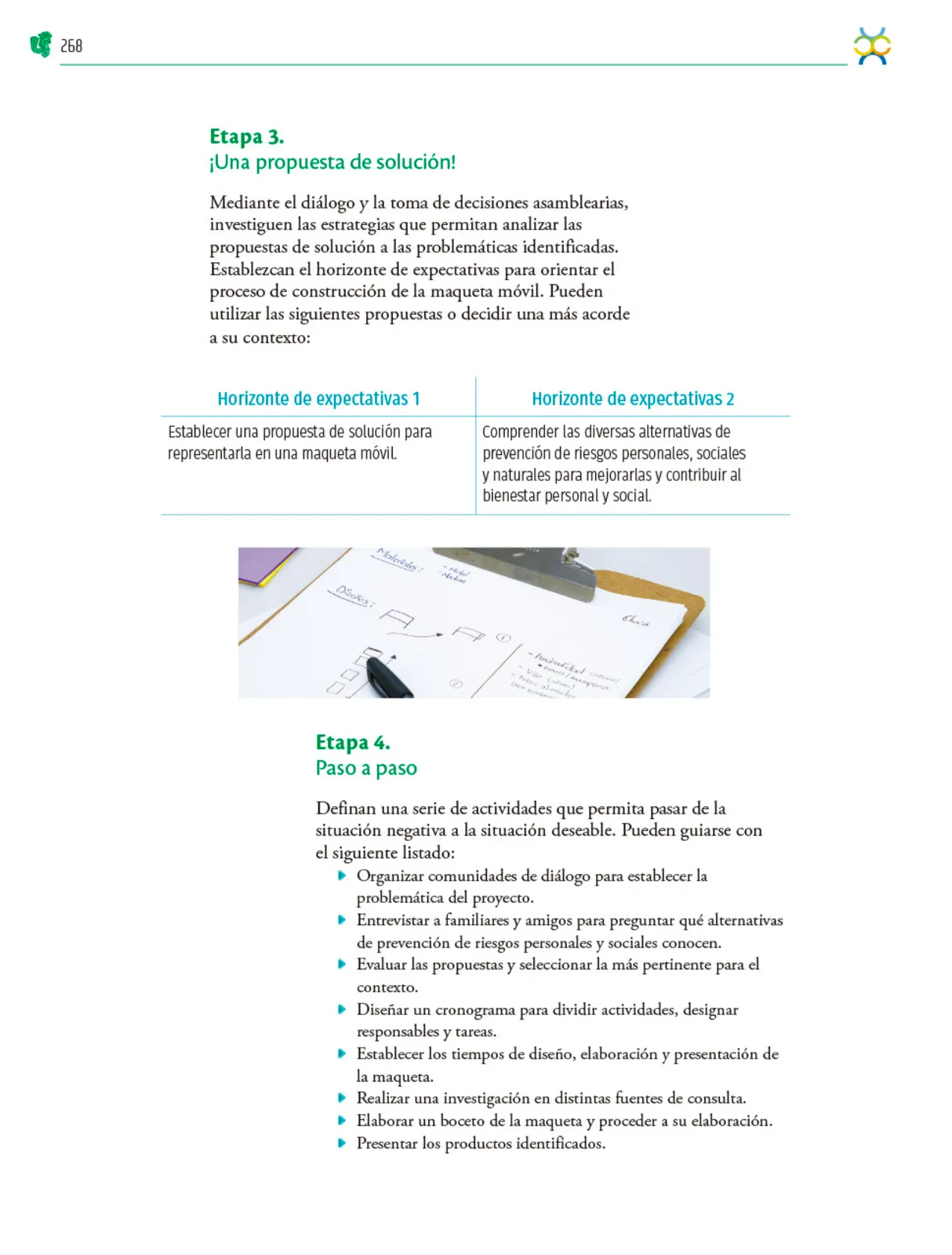 Página 269 de Colección Sk´asolil. Nuestro libro de Proyectos. Tomo I. Libro de Educación Telesecundaria Grado 2° Ciclo Escolar 2025 - 2026