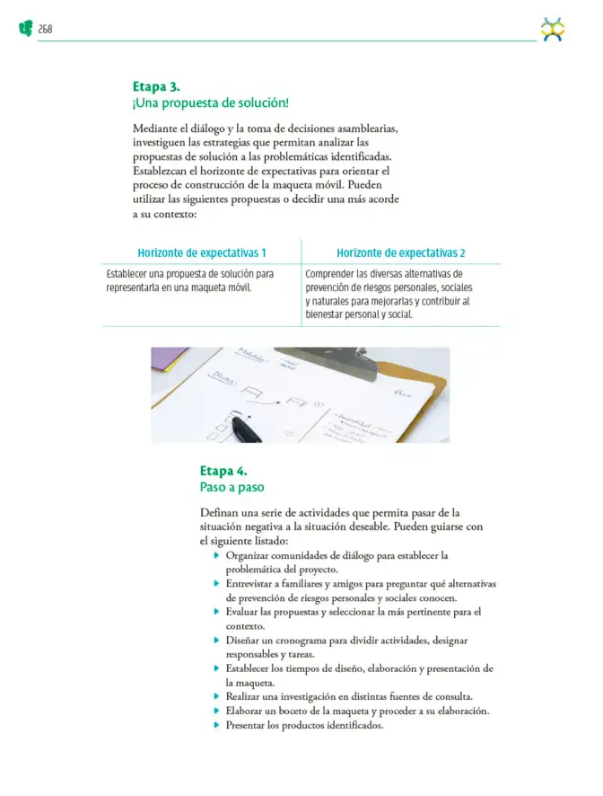 Página 269 de Colección Sk´asolil. Nuestro libro de Proyectos. Tomo I. Libro de Educación Telesecundaria Grado 2° Ciclo Escolar 2025 - 2026