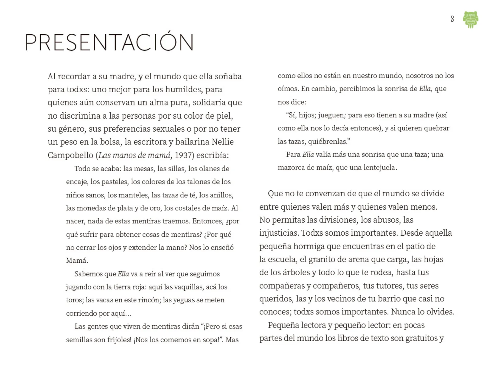 Página 4 de Múltiples lenguajes. Libro de Educación Preescolar Grado 2° Ciclo Escolar 2025 - 2026