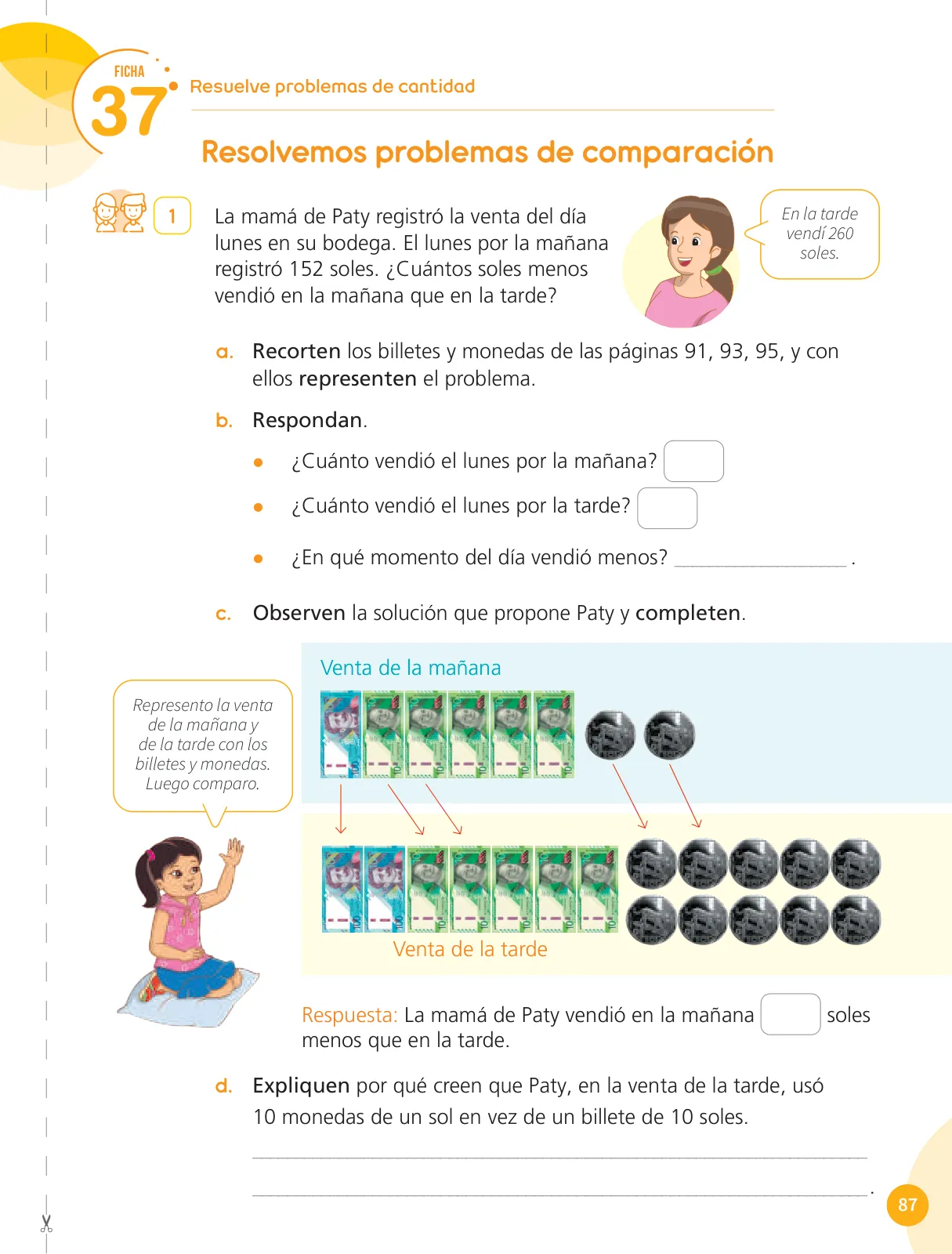 Miniatura página 89 de Cuadernillo de Matemática 3, tercer grado de Primaria · 2023