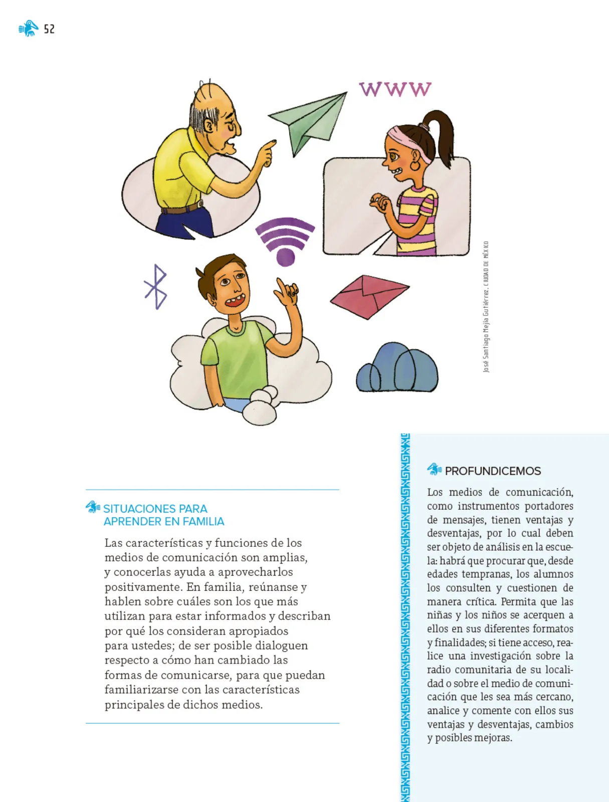 Miniatura página 53 de Nuestros saberes: Libro para alumnos, maestros y familia.   Libro de Educación Primaria Grado 1°  Ciclo Escolar 2025 - 2026