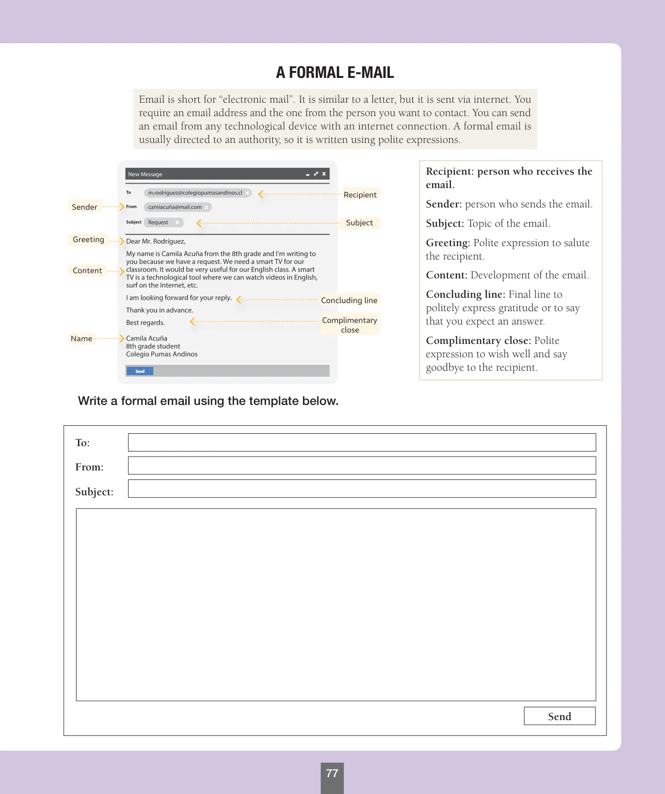 Página 78 de Inglés – Octavo Básico | Student’s Book MINEDUC – Descargar PDF · 2024