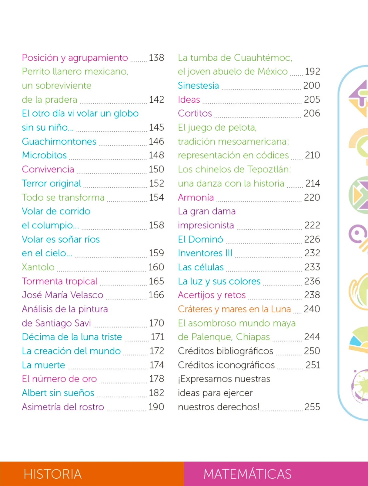 Página 6 de Múltiples lenguajes. Libro de Educación Primaria Grado 5° Ciclo Escolar 2025 - 2026