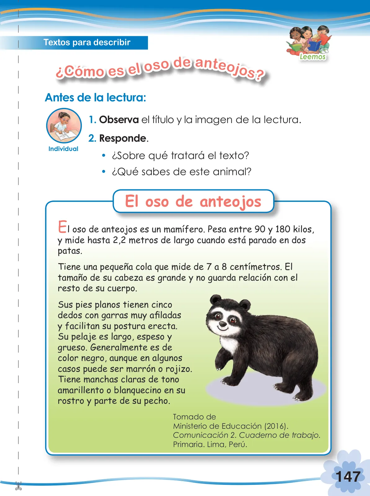 Página 149 de Comunicación 2 : cuaderno de trabajo para segundo grado de Educación Primaria 2019 · 2019