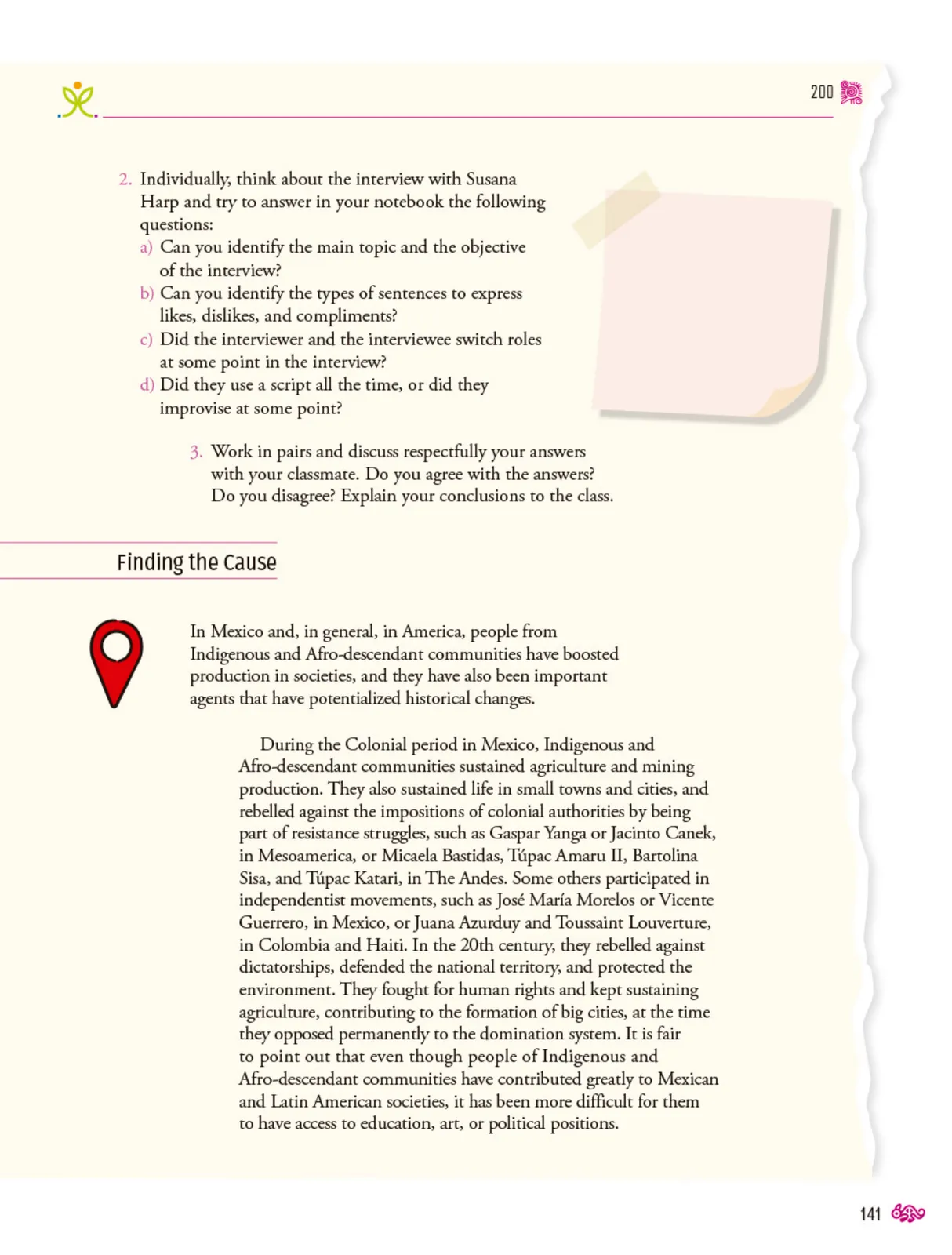 Miniatura página 142 de Uérakua anapu uantakua. Projects and Readings  Libro de Educación Secundaria Grado 1°  Ciclo Escolar 2025 - 2026