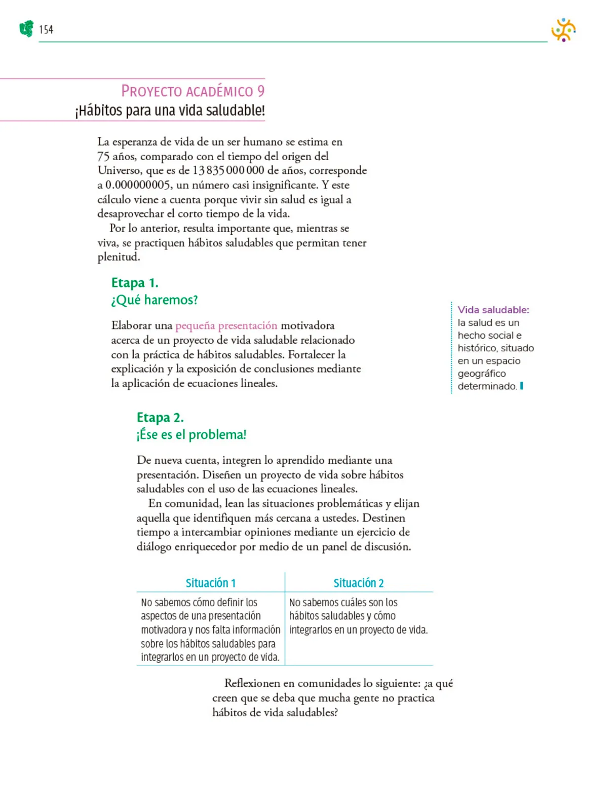 Miniatura página 155 de Colección Ximhai. Nuestro libro de Proyectos. Tomo I.   Libro de Educación Telesecundaria Grado 1°  Ciclo Escolar 2025 - 2026
