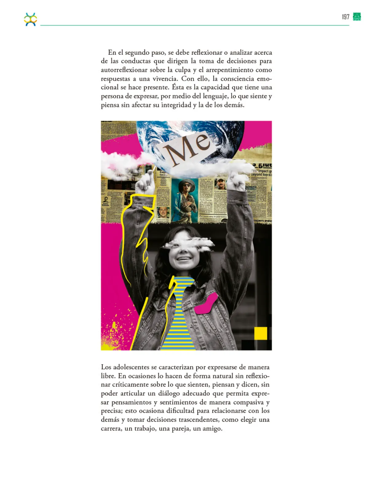 Página 198 de Colección Ximhai. De lo humano y lo comunitario. Libro de Educación Telesecundaria Grado 1° Ciclo Escolar 2025 - 2026