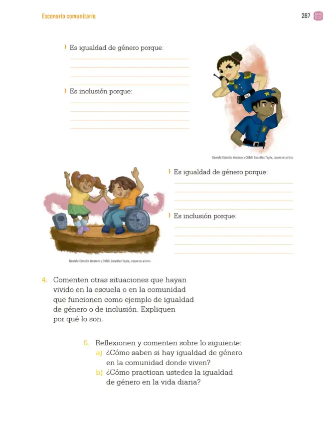 Página 290 de Proyectos Comunitarios. Libro de Educación Primaria Grado 3° Ciclo Escolar 2025 - 2026