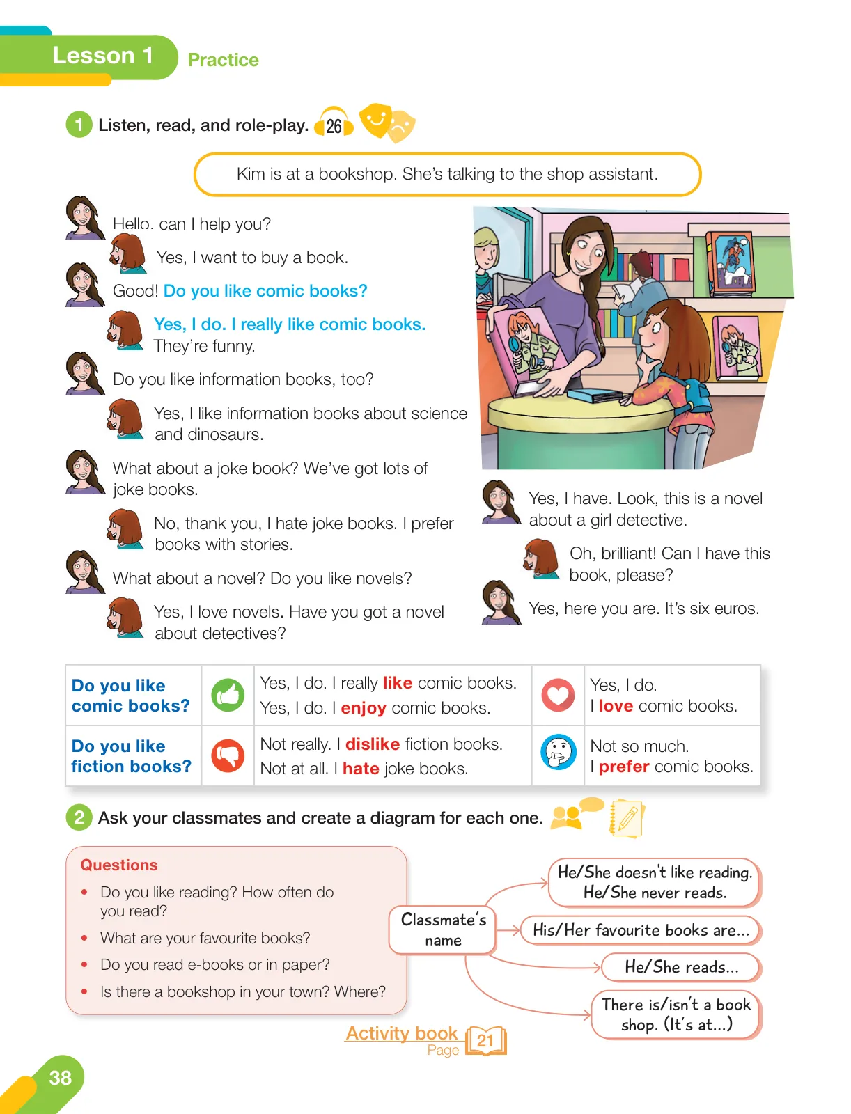 Página 40 de Inglés – Quinto Básico | Texto del Estudiante MINEDUC – Descargar PDF · 2024