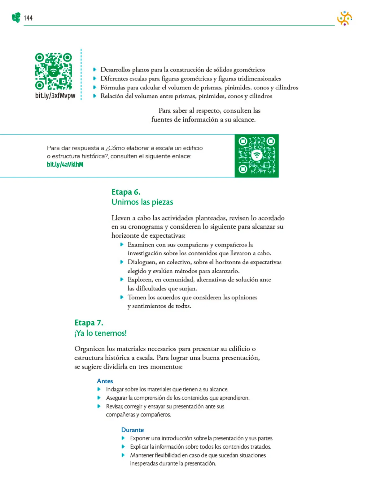 Miniatura página 145 de Colección Nanahuatzin. Nuestro libro de Proyectos.  Tomo III.  Libro de Educación Telesecundaria Grado 3°  Ciclo Escolar 2025 - 2026