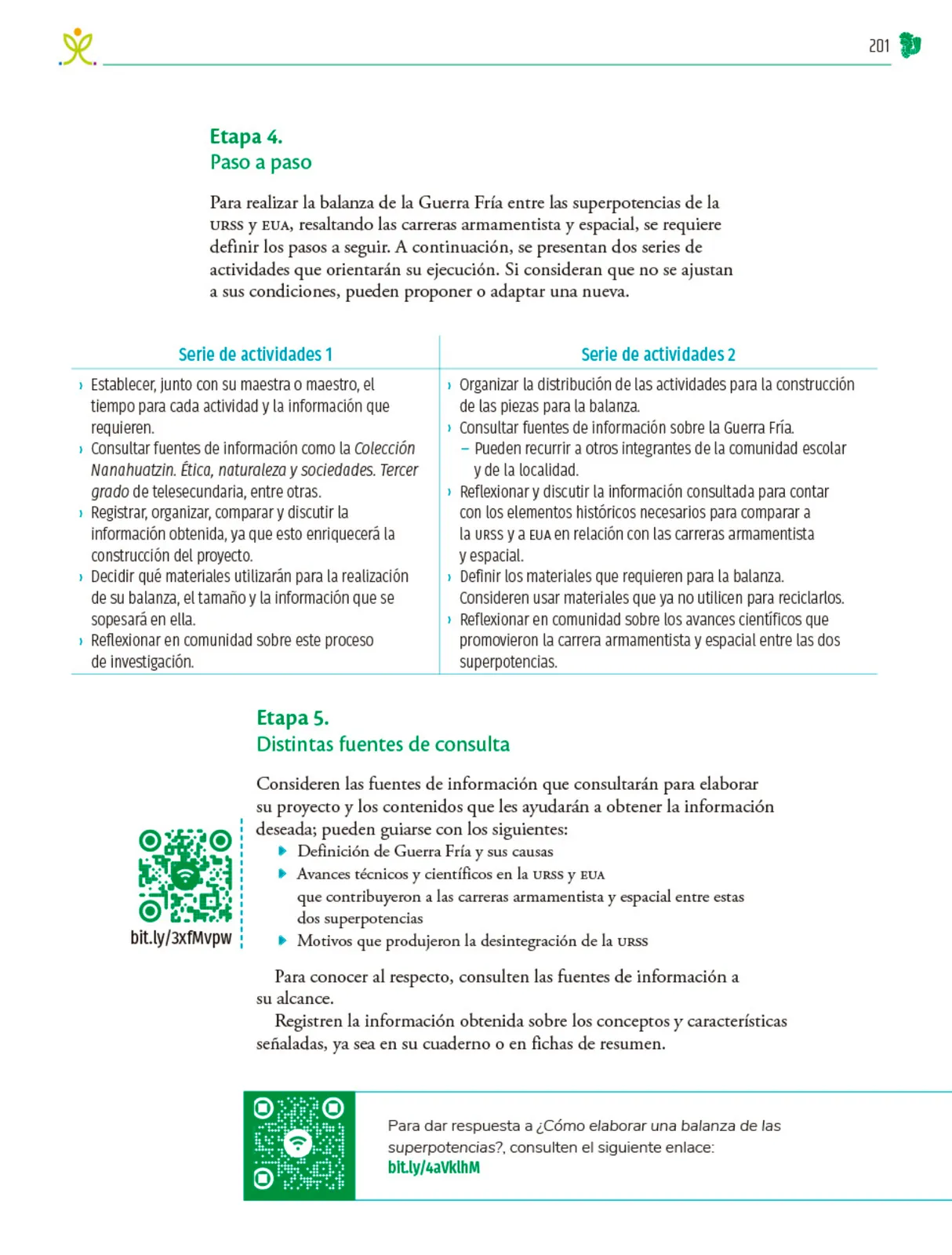 Página 202 de Colección Nanahuatzin. Nuestro libro de Proyectos.  Tomo III.  Libro de Educación Telesecundaria Grado 3°  Ciclo Escolar 2025 - 2026