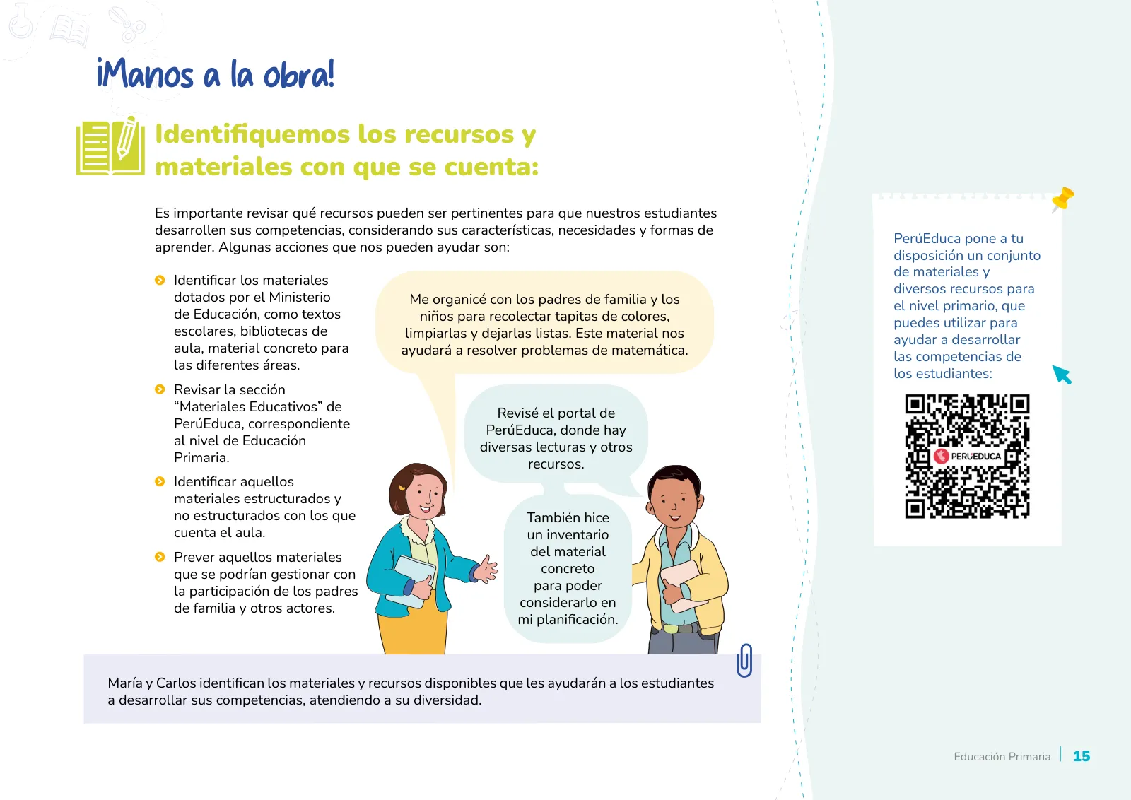 Página 15 de Orientaciones para el inicio del año escolar 2025 : educación primaria · 2025