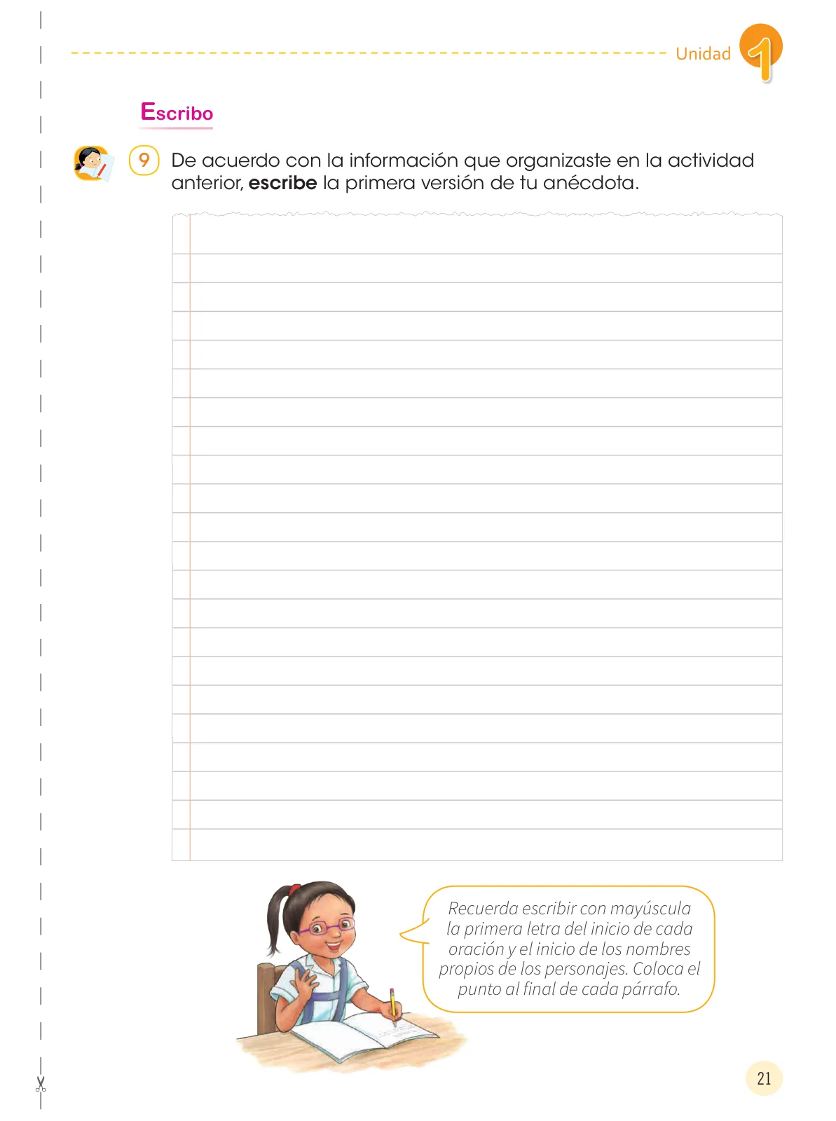 Miniatura página 23 de Comunicación 3 : cuaderno de trabajo para tercer grado de Educación Primaria 2019 · 2019